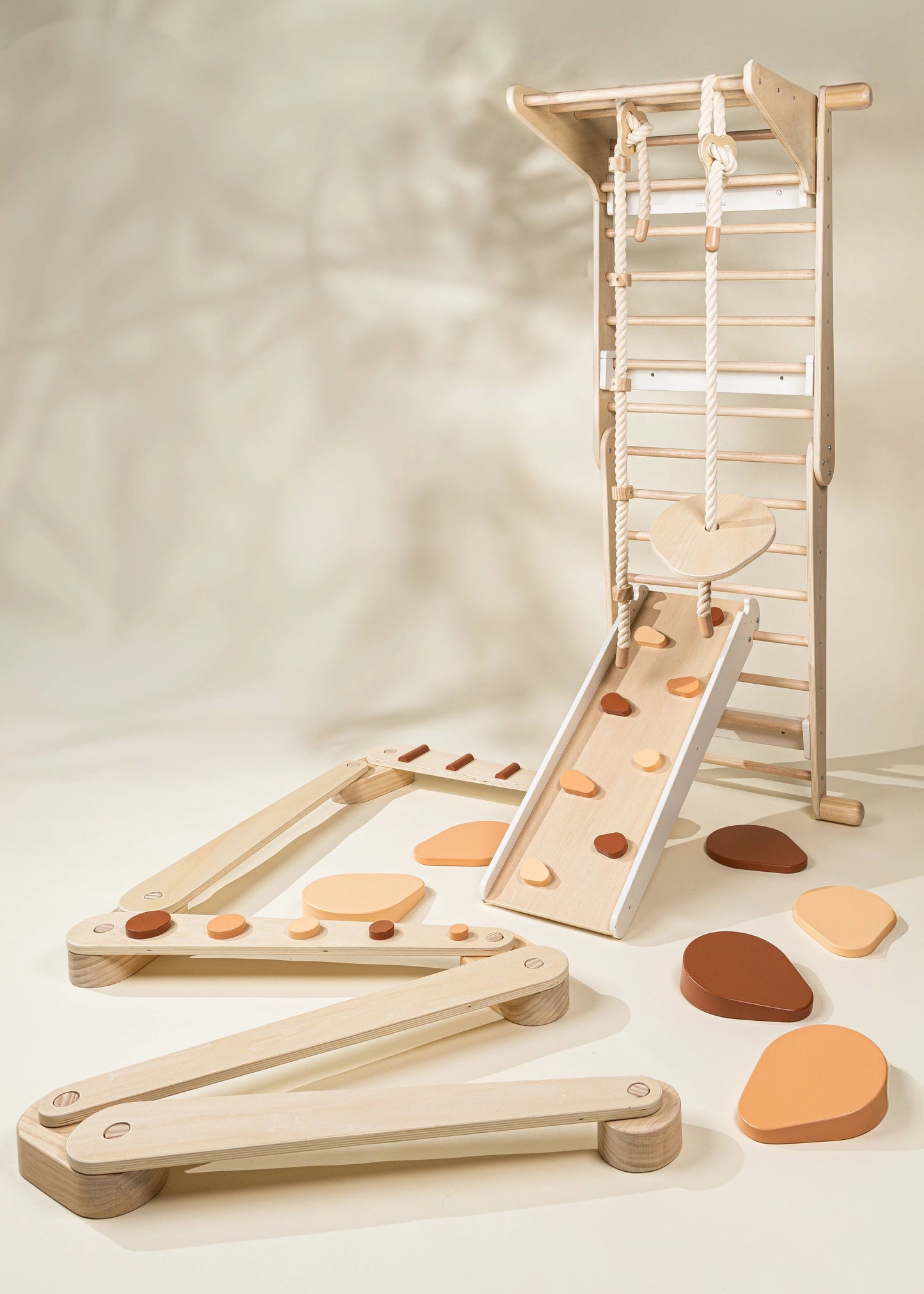 Montessori 2-in-1 Grip Climber Board & Slide
