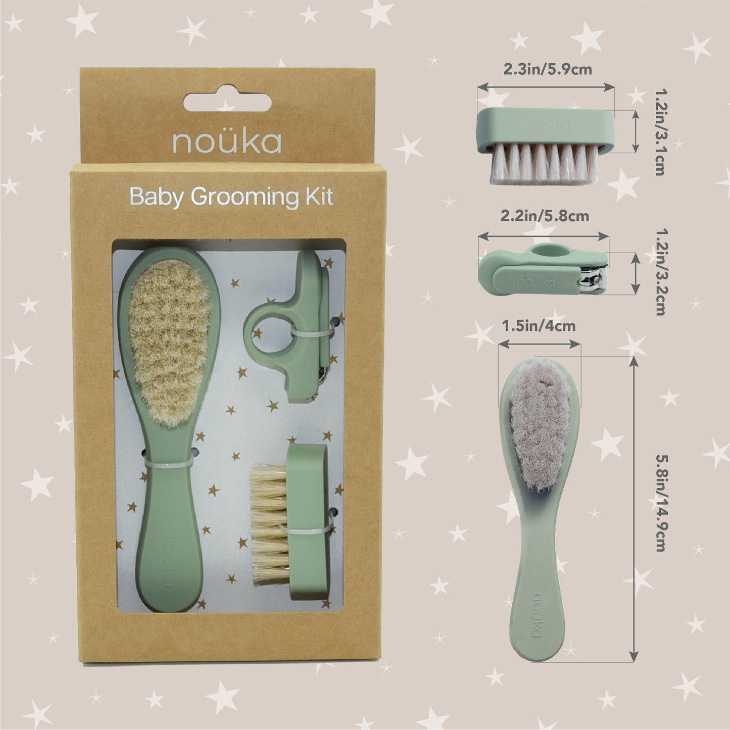 Noüka Baby Grooming Kit Shifting Sand