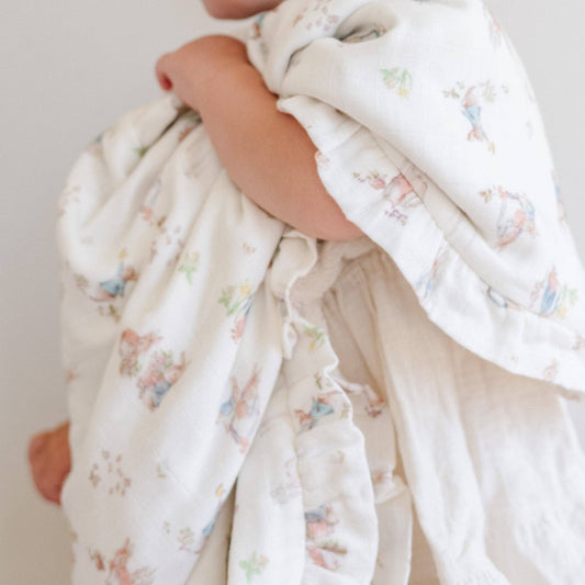 PETER RABBITâ„¢ BAMBOO RAYON MUSLIN/LUSH BLANKETS - Boy