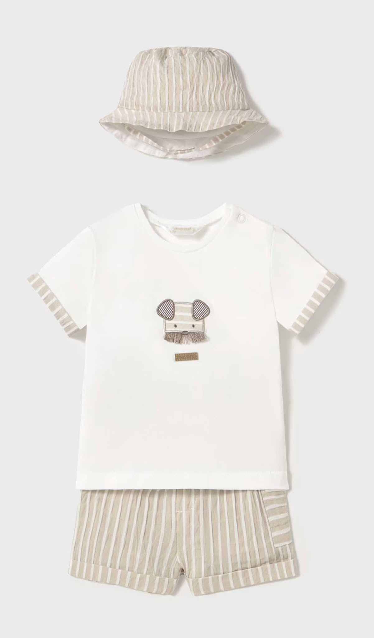 Mayoral 3-piece set with hat