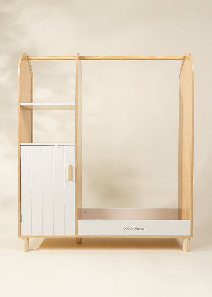 Wooden Play Dress Up Wardrobe