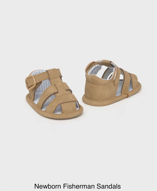 Mayoral Newborn Fisherman Sandals