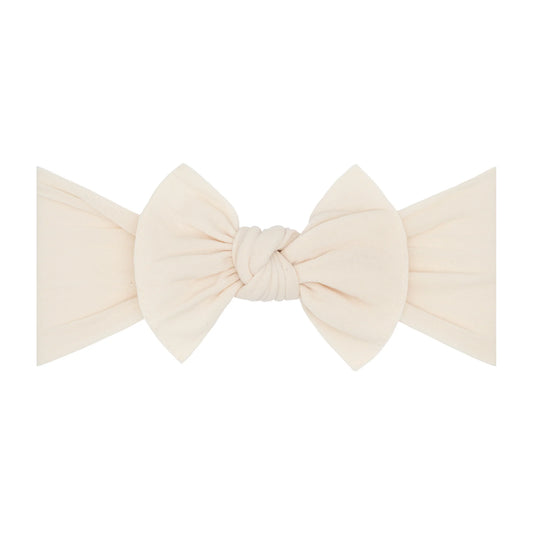 THE KNOT Soft nylon headband - Oatmeal