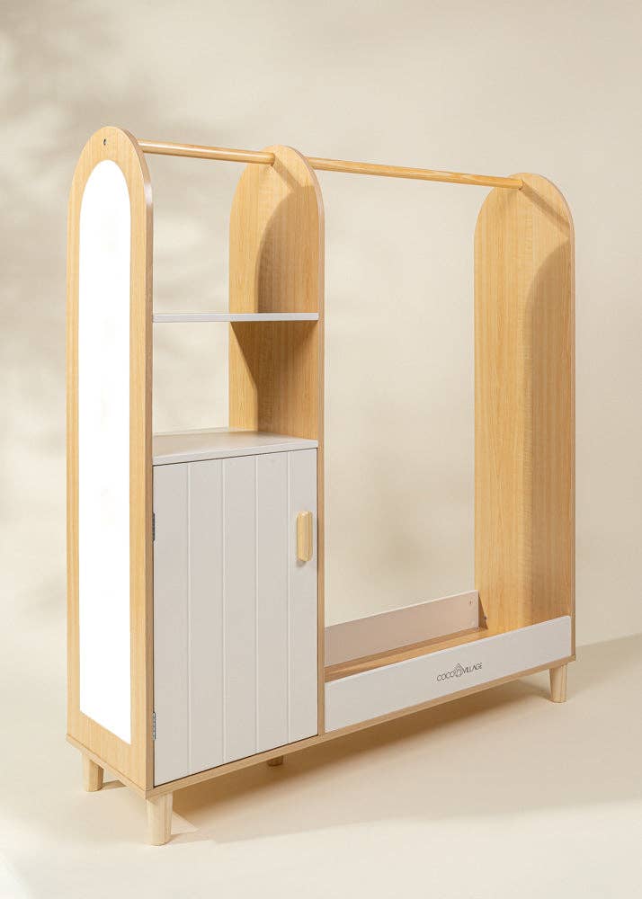 Wooden Play Dress Up Wardrobe