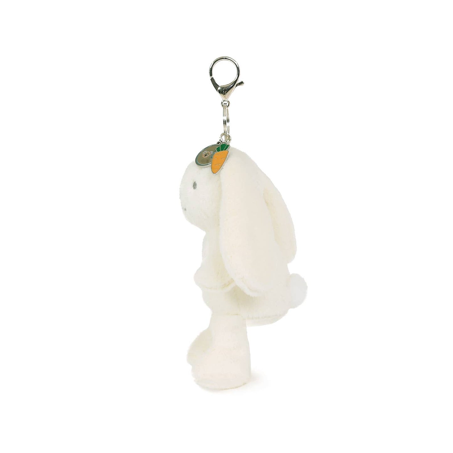 Ziggy Bunny Bag Charm (Vegan Angora) 7"/ 18 cm - Cream