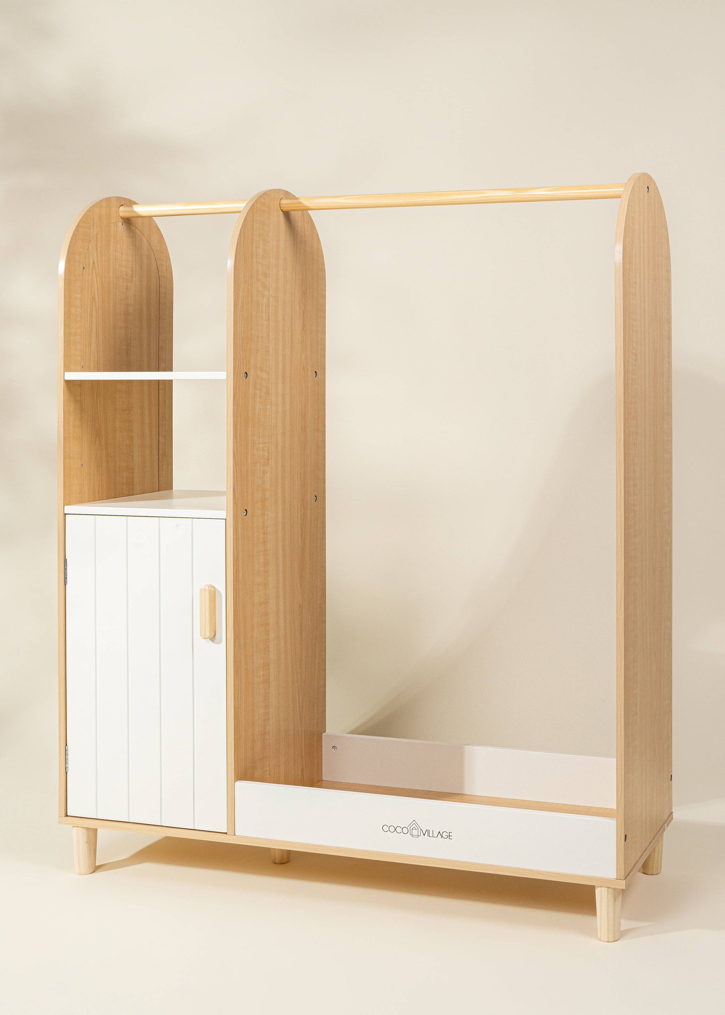 Wooden Play Dress Up Wardrobe