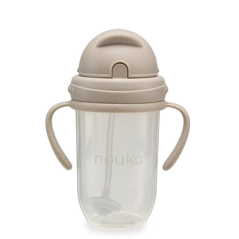 Noüka Weighted Straw Cup 9 oz - Soft Sand