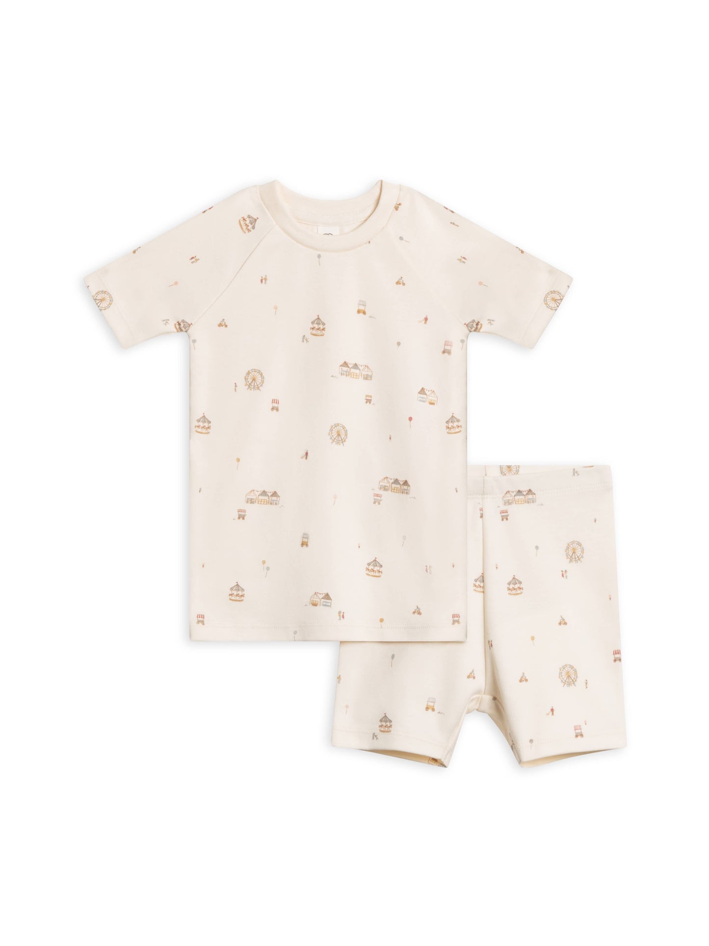 Organic Baby & Kids Short Sleeve Jammies - County Fair