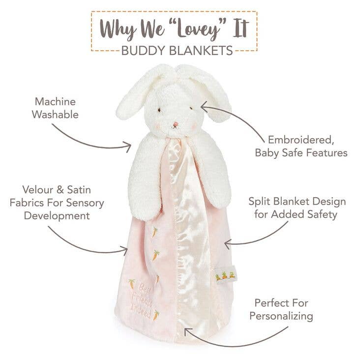 Blossom Bunny Buddy Blanket