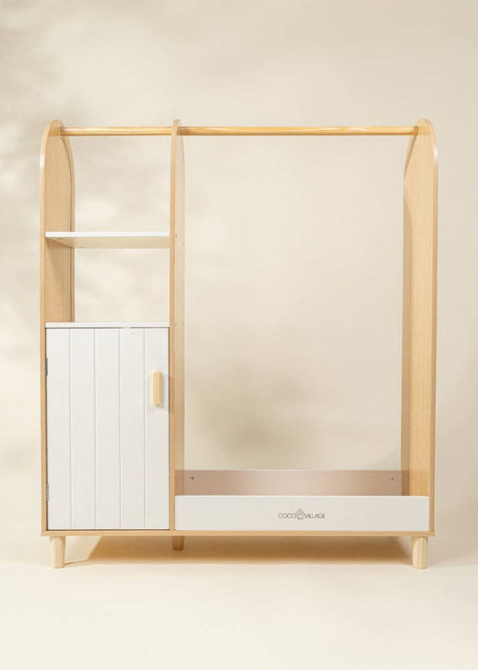 Wooden Play Dress Up Wardrobe