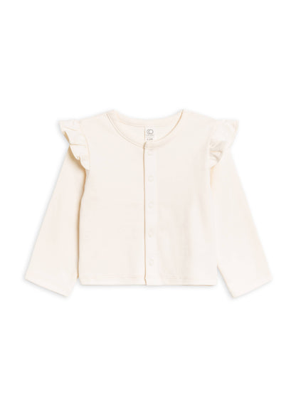 Organic Baby Hazel Cardigan - Ivory