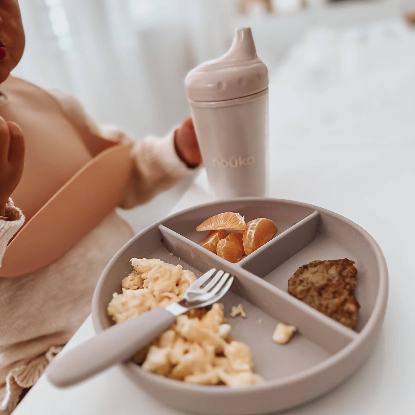 Noüka Insulated Sippy Cup - Soft Sand