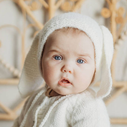 Angora Bunny Bonnet Baby & Kids