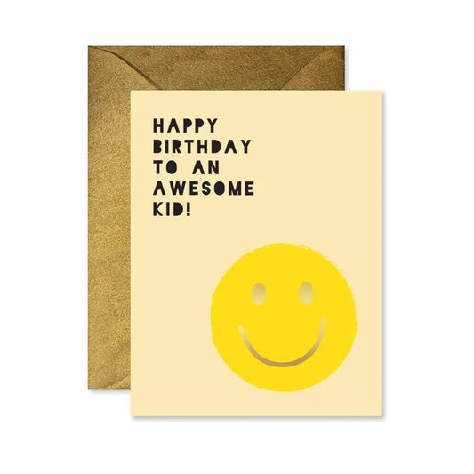 Awesome Kid Birthday Greeting Card