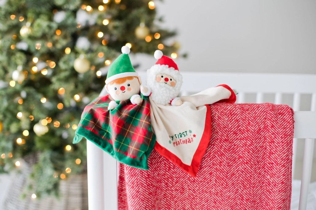 Baby's First Christmas Santa Snuggle Holiday Blanket