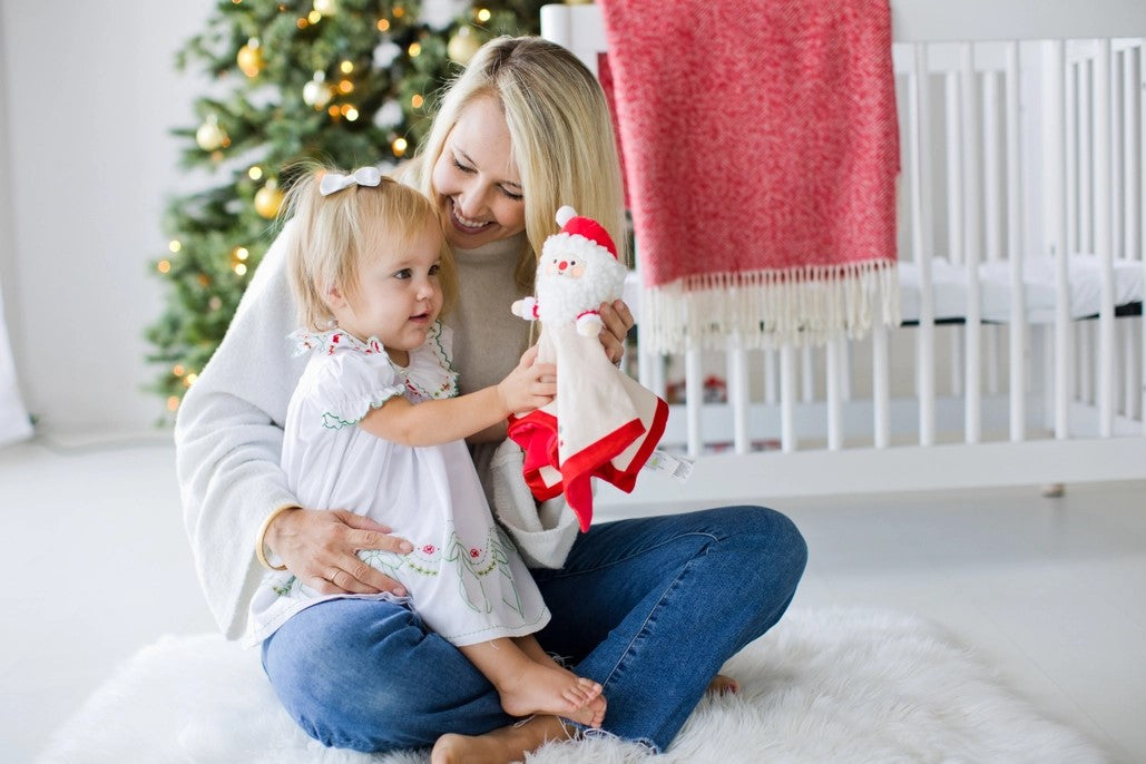 Baby's First Christmas Santa Snuggle Holiday Blanket