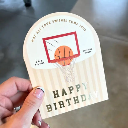 Baller Birthday Arch Greeting Card