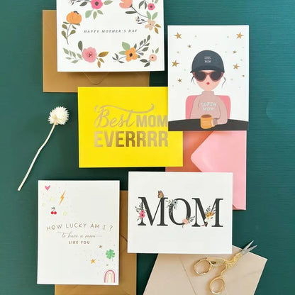 Cool Mom, Super Mom, Best Mom Greeting Card