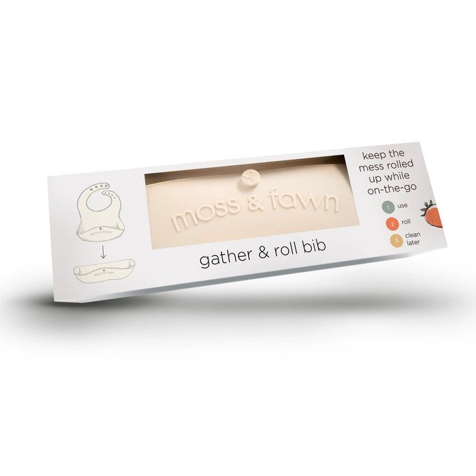 Gather & Roll Bib - Beige