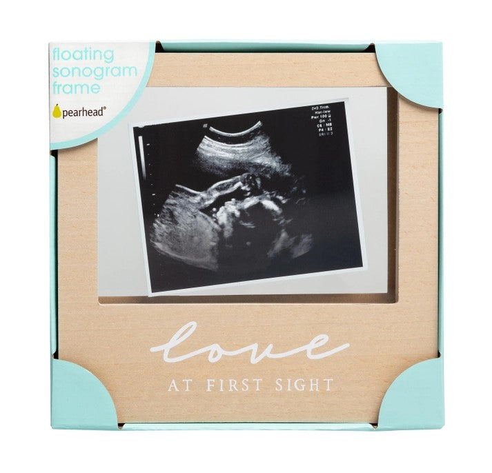 Love at First Sight Floating Sonogram Frame, Neutral