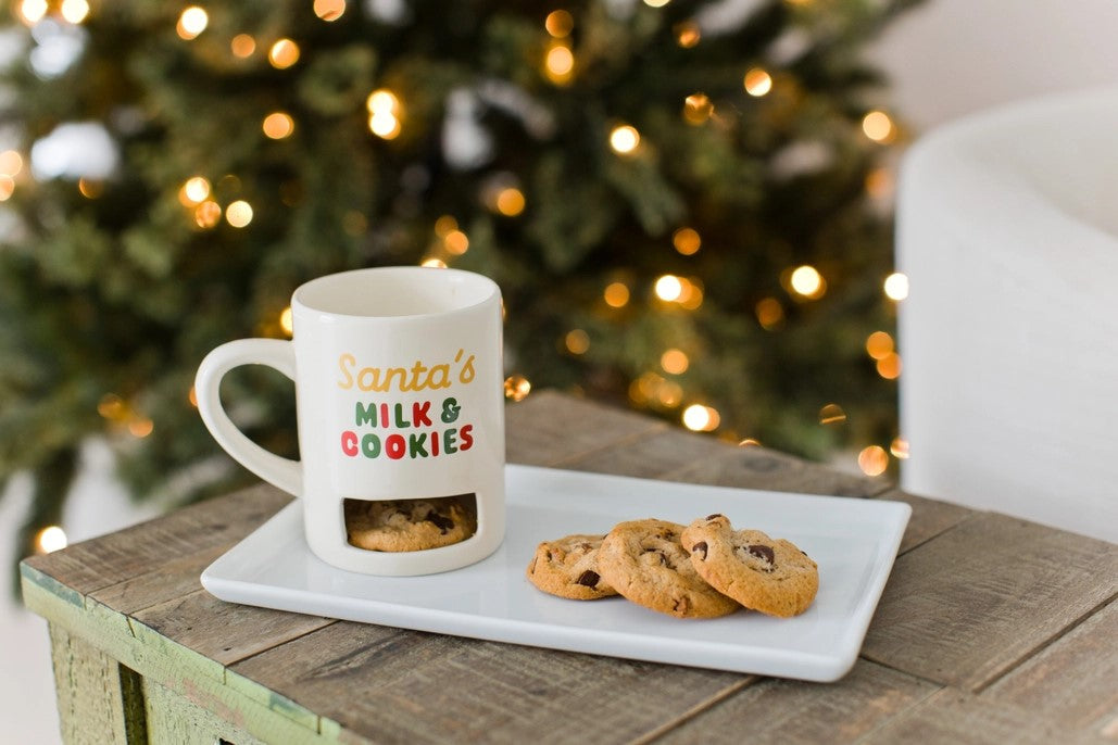 Santa’s Milk & Cookies Mug, Christmas Mug