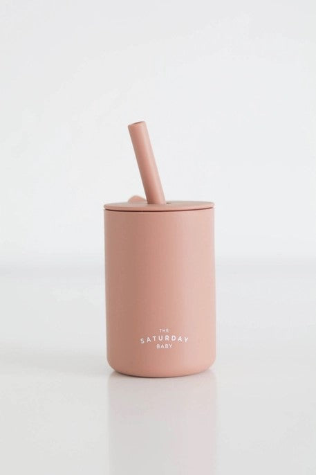 The Saturday Baby Silicone Straw Cup