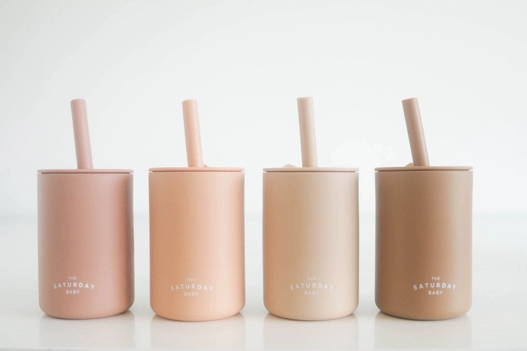 The Saturday Baby Silicone Straw Cup