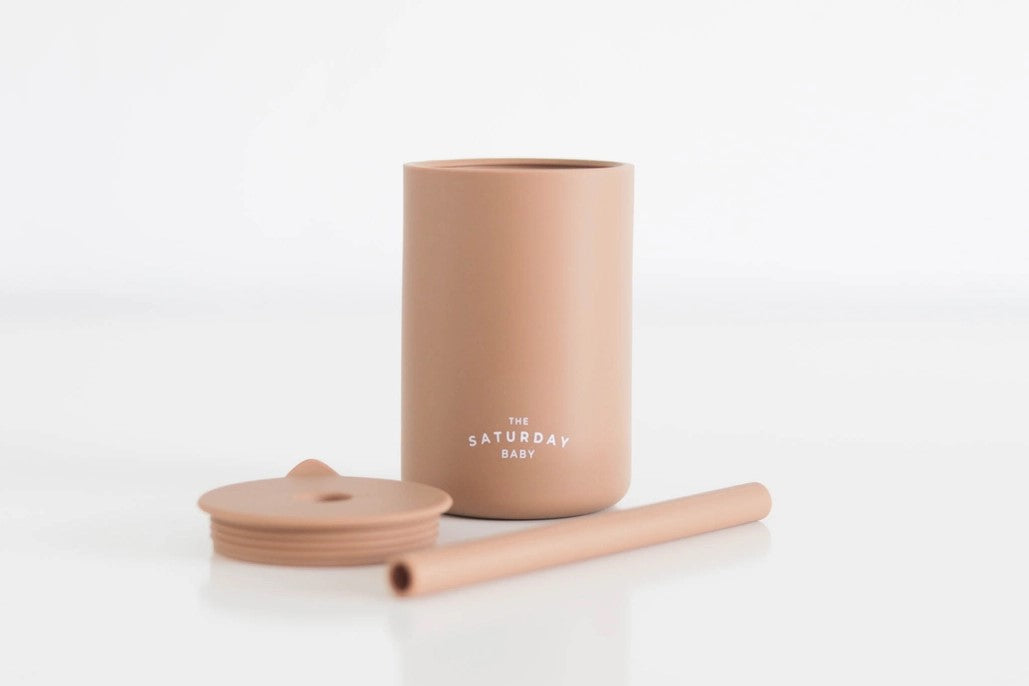 The Saturday Baby Silicone Straw Cup