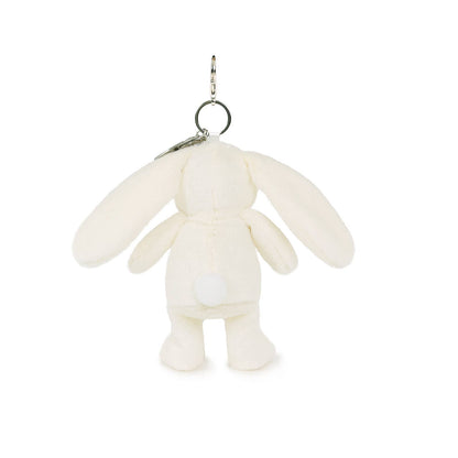 Ziggy Bunny Bag Charm (Vegan Angora) 7"/ 18 cm - Cream