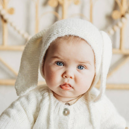 Angora Bunny Bonnet Baby & Kids