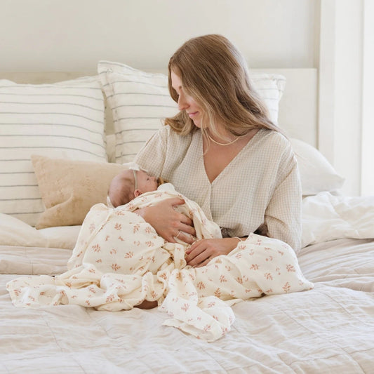 BAMBOO RAYON MUSLIN SWADDLES - Floret