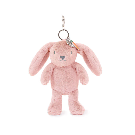 Bella Bunny Bag Charm (Vegan Angora) 7"/ 18 cm - Pink