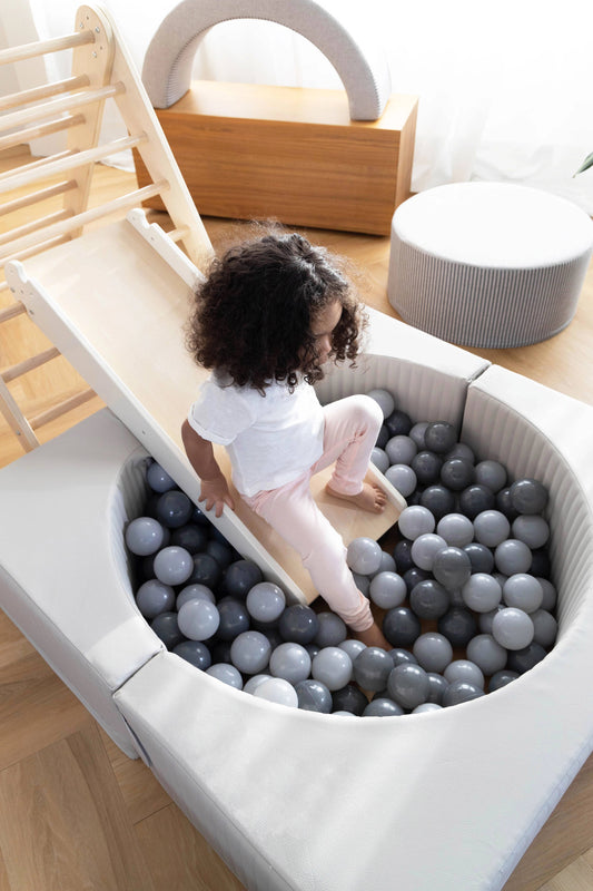Montessori 2-in-1 Grip Climber Board & Slide