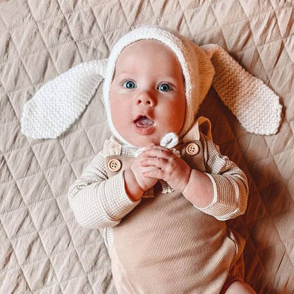 Angora Bunny Bonnet Baby & Kids