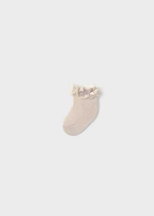 Mayoral Dress Socks - Oat